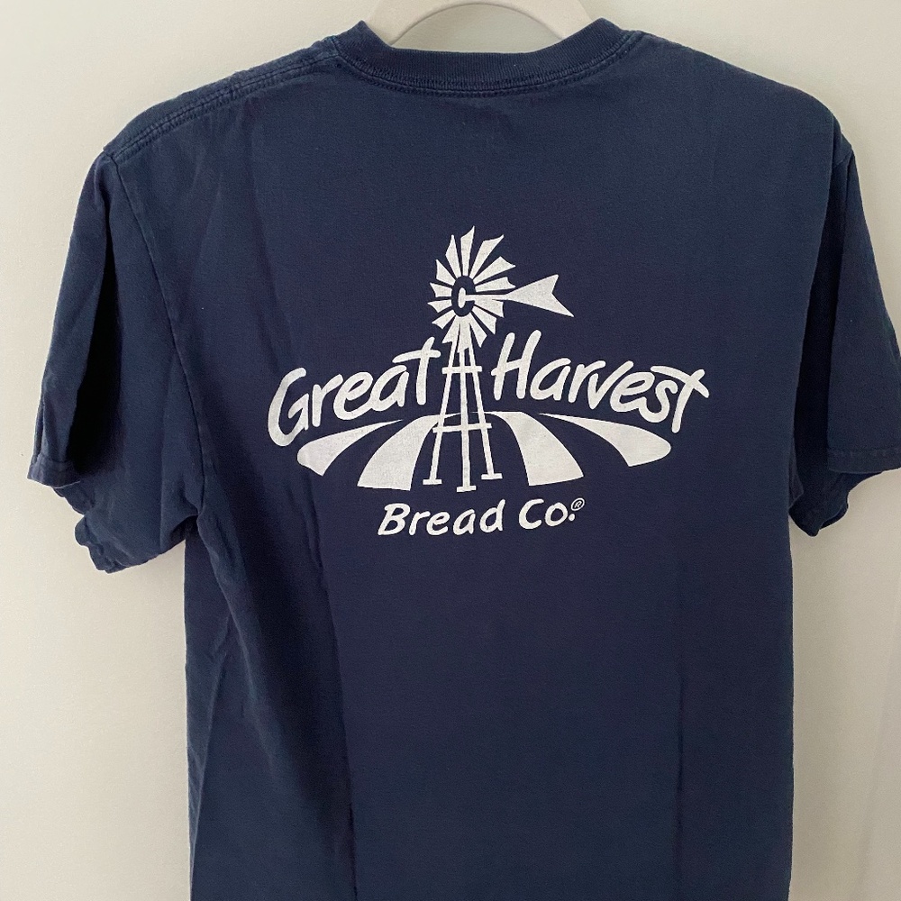 Navy Blue Great Harvest Bread Company Shirt